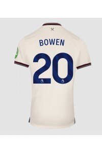 West Ham United Jarrod Bowen #20 Jalkapallovaatteet Vieraspaita 2025-26 Lyhythihainen